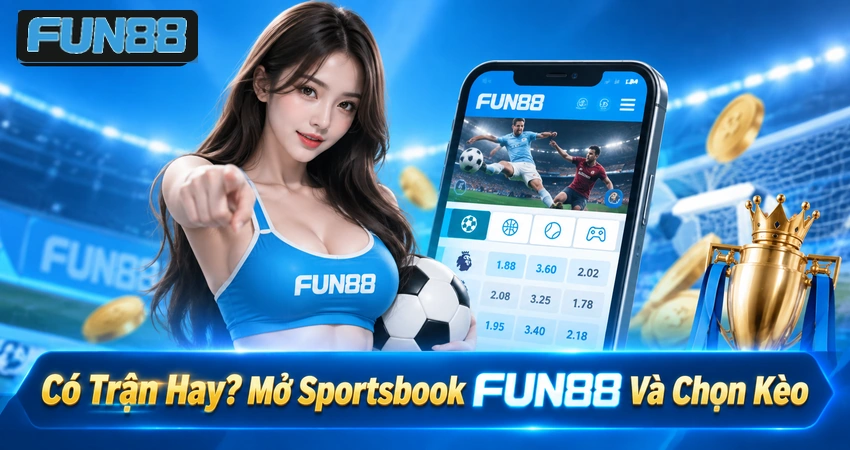 Có Trận Hay? Mở Sportsbook FUN88 Và Chọn Kèo