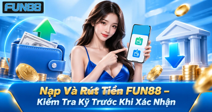 Nạp Và Rút Tiền FUN88 – Kiểm Tra Kỹ Trước Khi Xác Nhận